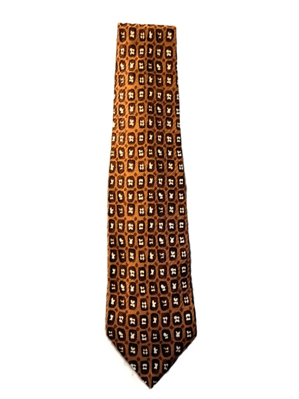 Robert Talbott Best of Class Silk Tie Copper Neat Pattern